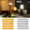 Outdoor Pathway LED Lights Lantern 23.6 IN IP44 Waterproof Garden Modern Landscape Lighting