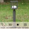 Outdoor Pathway LED Lights Lantern 23.6 IN IP44 Waterproof Garden Modern Landscape Lighting